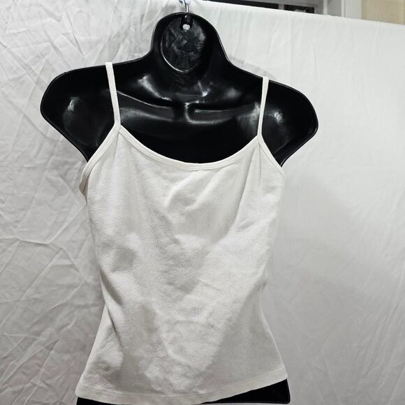 Vintage y2k 90s USA patriotic white baby tee tank top - Picture 4 of 6